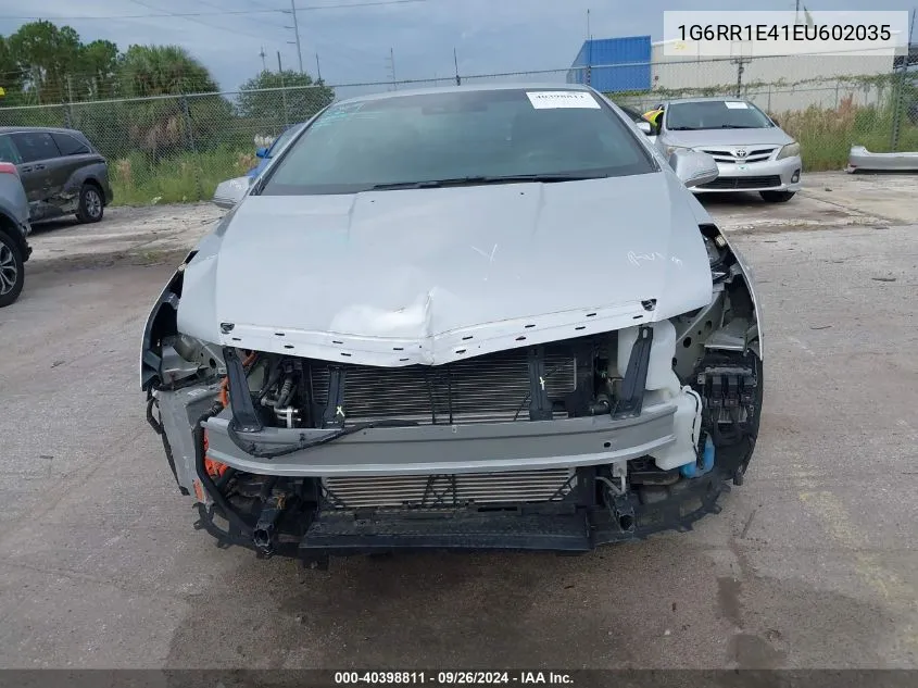 1G6RR1E41EU602035 2014 Cadillac Elr Standard