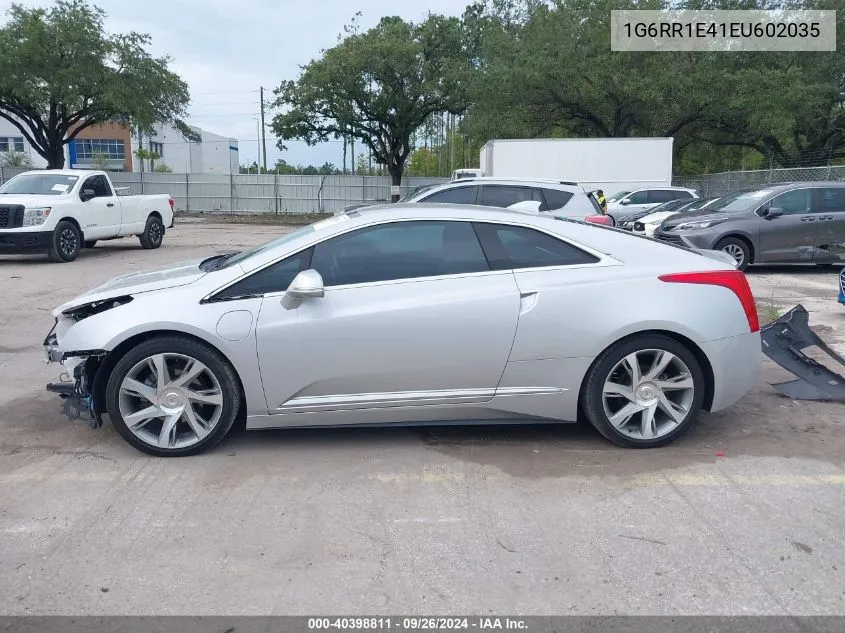 1G6RR1E41EU602035 2014 Cadillac Elr Standard