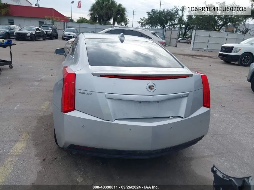 1G6RR1E41EU602035 2014 Cadillac Elr Standard