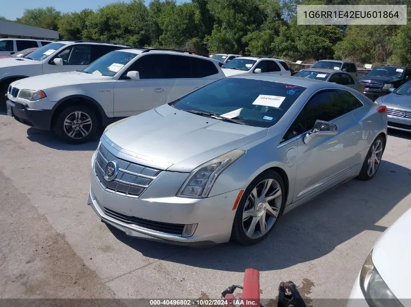 2014 Cadillac Elr Standard VIN: 1G6RR1E42EU601864 Lot: 40496802