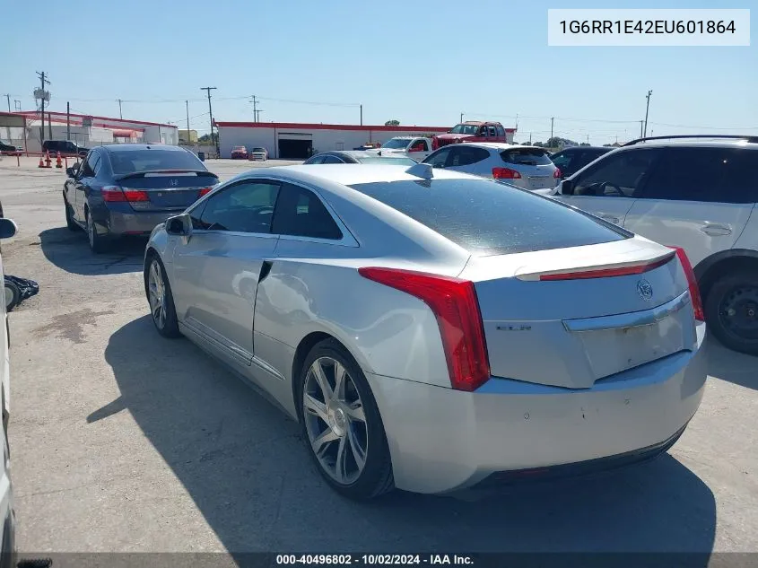 1G6RR1E42EU601864 2014 Cadillac Elr Standard