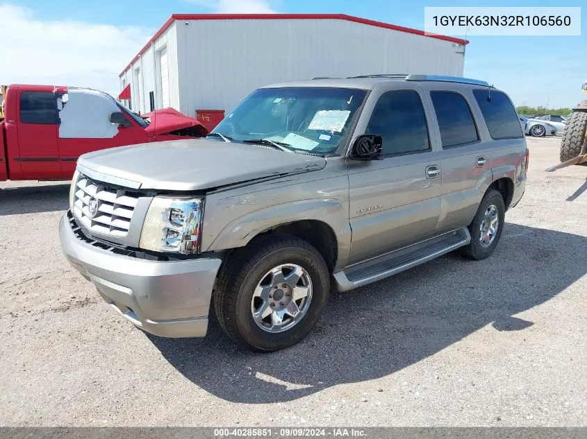 1GYEK63N32R106560 2002 Cadillac Escalade