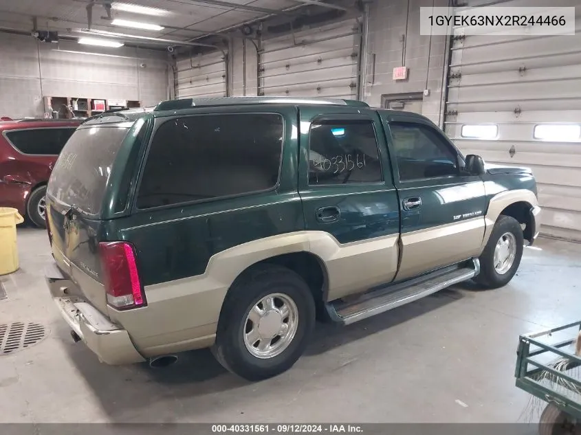 1GYEK63NX2R244466 2002 Cadillac Escalade Luxury