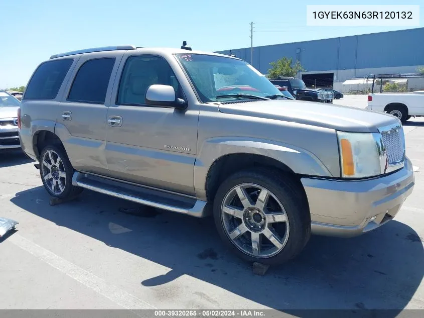 1GYEK63N63R120132 2003 Cadillac Escalade Standard