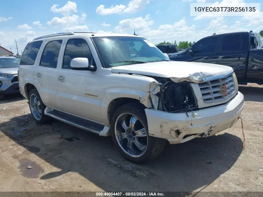 2003 Cadillac Escalade Standard VIN: 1GYEC63T73R256135 Lot: 40004407