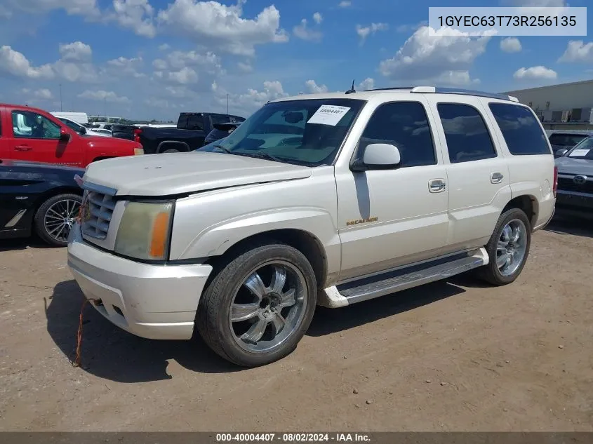 2003 Cadillac Escalade Standard VIN: 1GYEC63T73R256135 Lot: 40004407