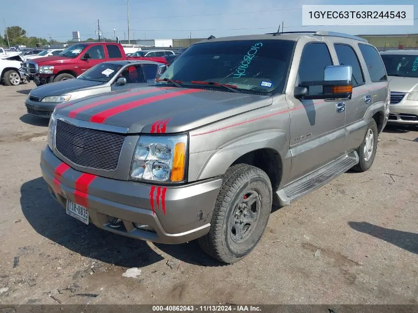 2003 Cadillac Escalade Standard VIN: 1GYEC63T63R244543 Lot: 40862043