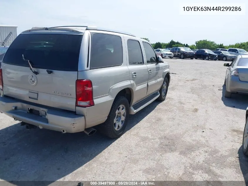 2004 Cadillac Escalade Standard VIN: 1GYEK63N44R299286 Lot: 39497900