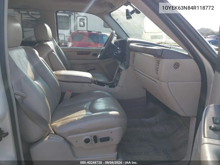 1GYEK63N84R118772 2004 Cadillac Escalade Luxury