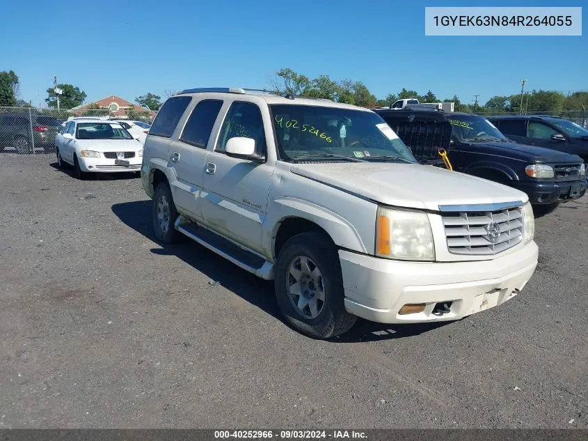 2004 Cadillac Escalade Standard VIN: 1GYEK63N84R264055 Lot: 40252966