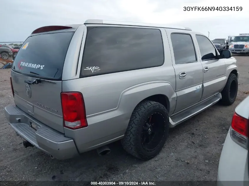 3GYFK66N94G334159 2004 Cadillac Escalade Esv