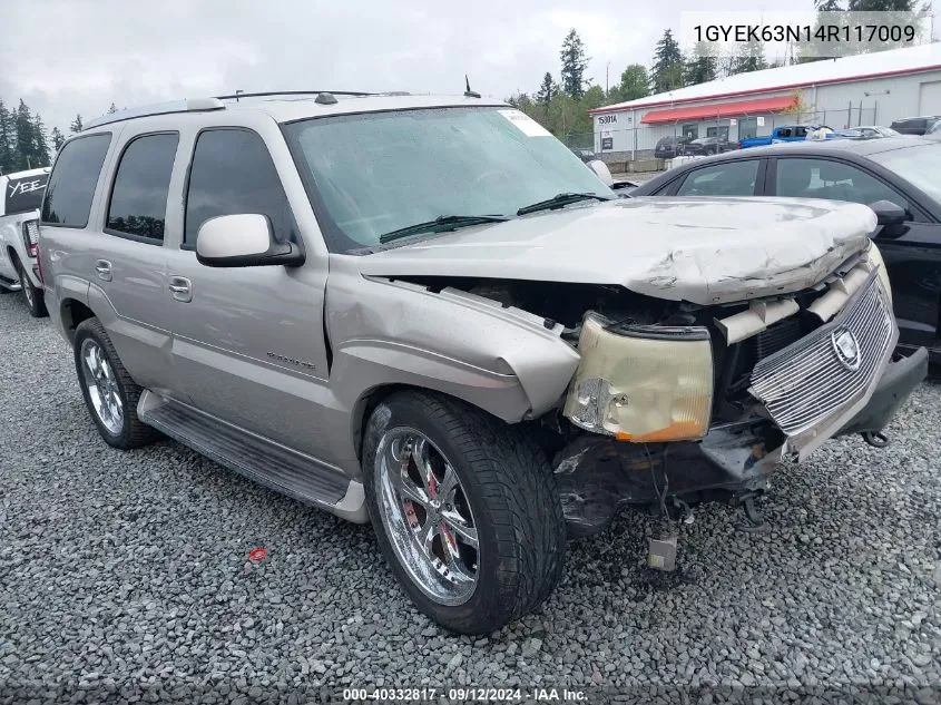 2004 Cadillac Escalade Luxury VIN: 1GYEK63N14R117009 Lot: 40332817