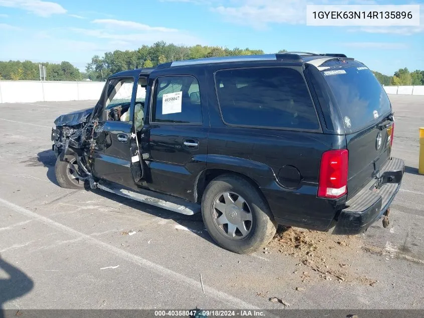 2004 Cadillac Escalade Standard VIN: 1GYEK63N14R135896 Lot: 40358047