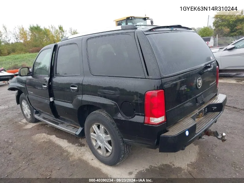 1GYEK63N14R310244 2004 Cadillac Escalade Standard