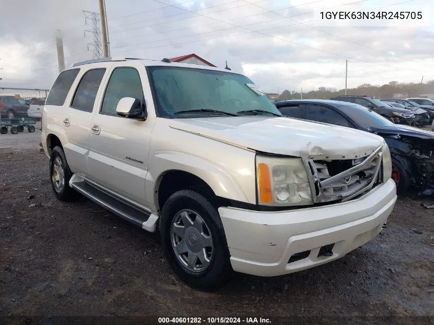 2004 Cadillac Escalade Standard VIN: 1GYEK63N34R245705 Lot: 40601282