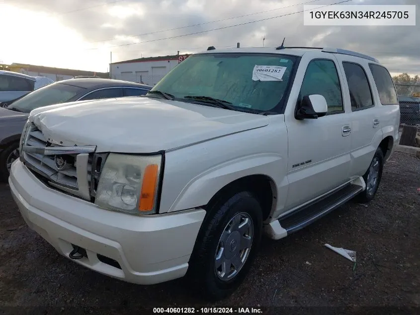 2004 Cadillac Escalade Standard VIN: 1GYEK63N34R245705 Lot: 40601282