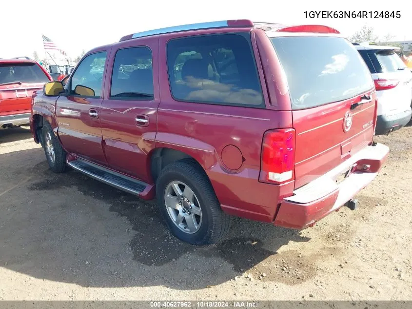 2004 Cadillac Escalade Standard VIN: 1GYEK63N64R124845 Lot: 40627962