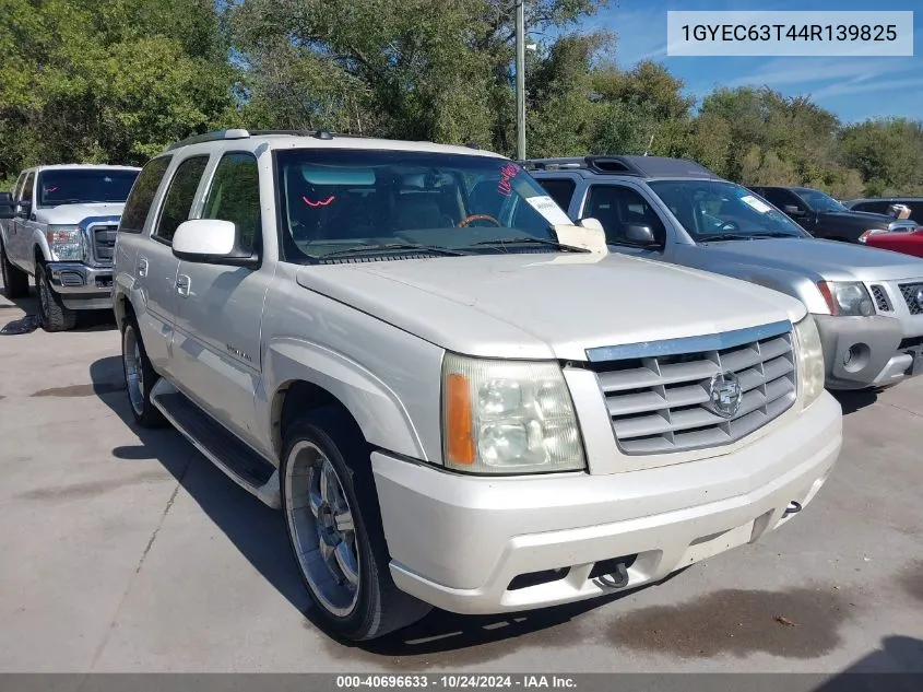 2004 Cadillac Escalade Standard VIN: 1GYEC63T44R139825 Lot: 40696633