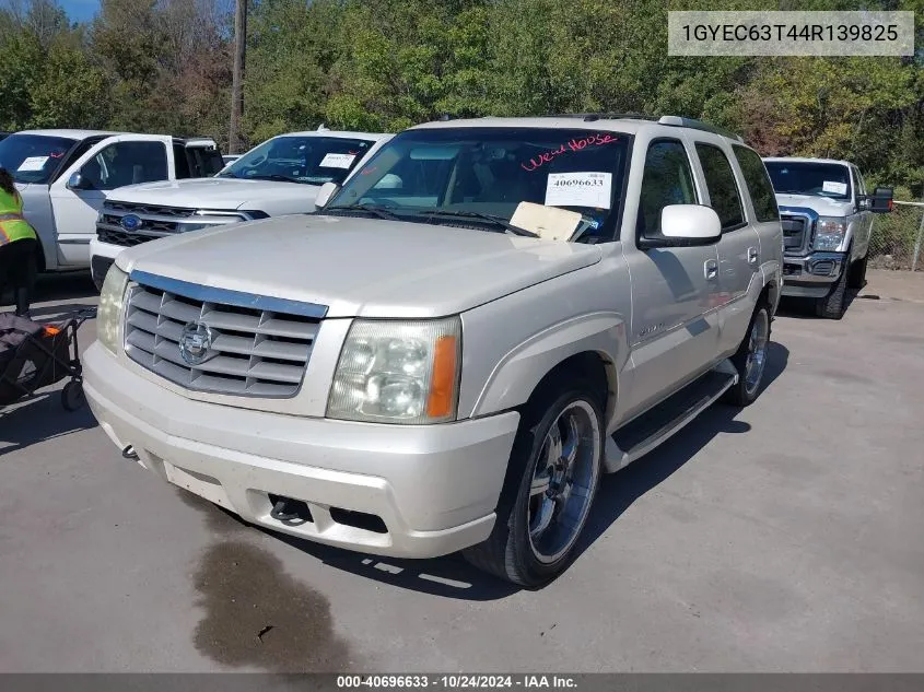 2004 Cadillac Escalade Standard VIN: 1GYEC63T44R139825 Lot: 40696633