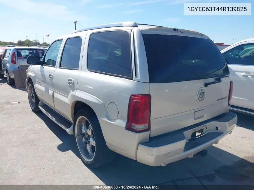 2004 Cadillac Escalade Standard VIN: 1GYEC63T44R139825 Lot: 40696633