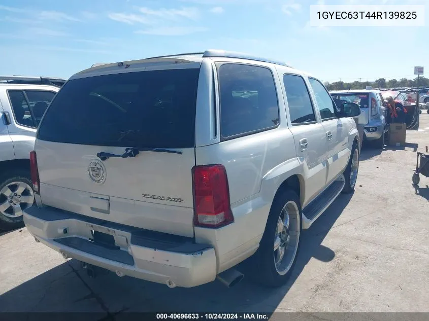 2004 Cadillac Escalade Standard VIN: 1GYEC63T44R139825 Lot: 40696633