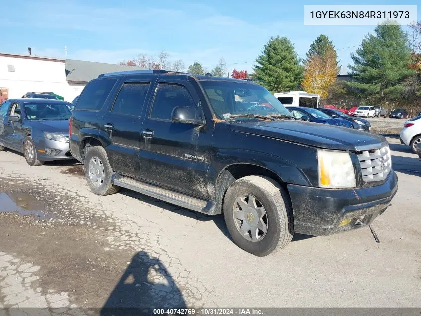 2004 Cadillac Escalade Standard VIN: 1GYEK63N84R311973 Lot: 40742769