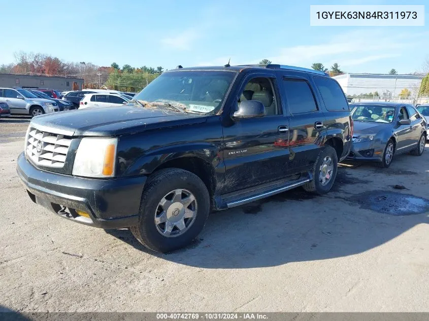 2004 Cadillac Escalade Standard VIN: 1GYEK63N84R311973 Lot: 40742769