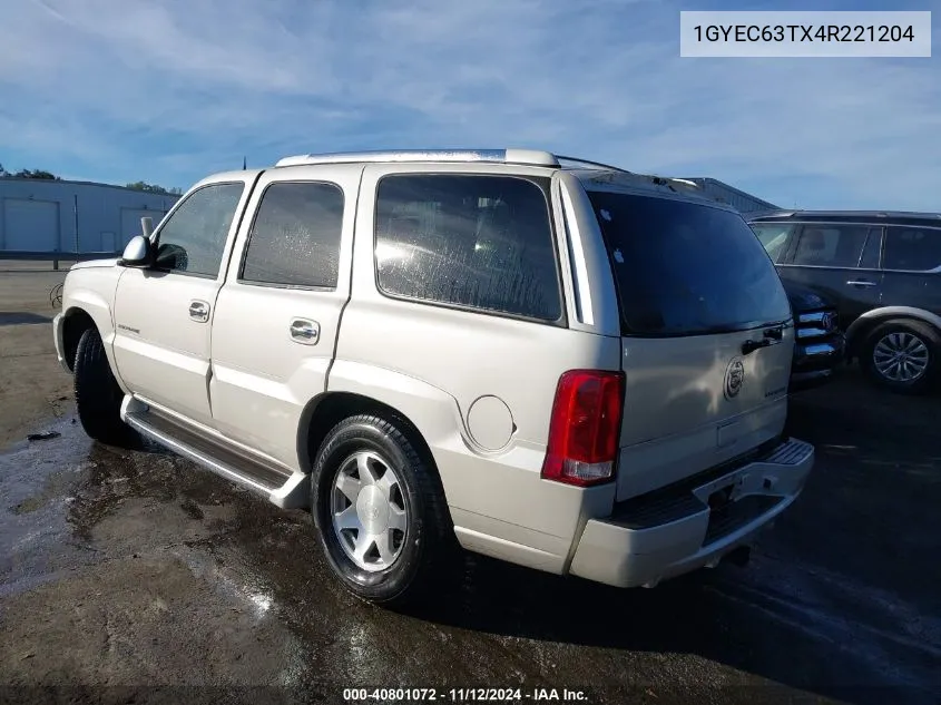 1GYEC63TX4R221204 2004 Cadillac Escalade Standard