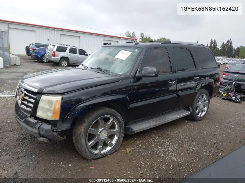 2005 Cadillac Escalade Standard VIN: 1GYEK63N85R162420 Lot: 39112405