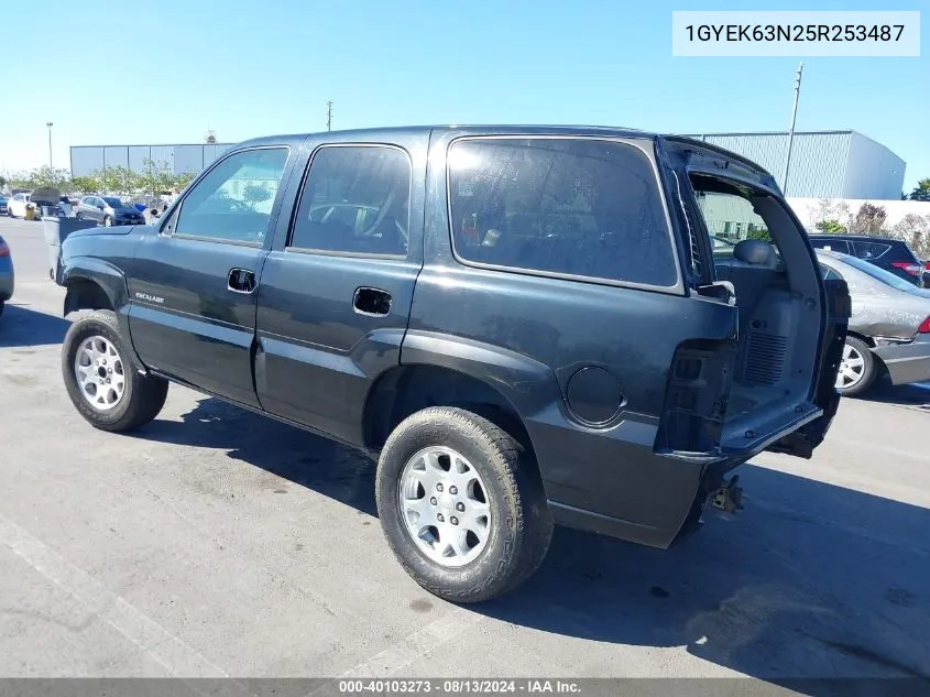 2005 Cadillac Escalade Standard VIN: 1GYEK63N25R253487 Lot: 40103273