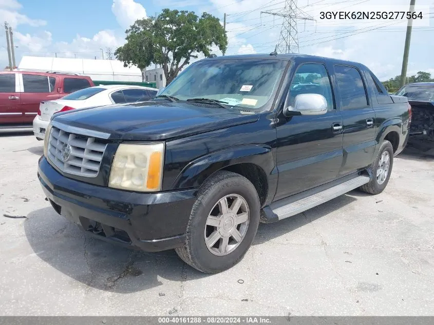 2005 Cadillac Escalade Ext Standard VIN: 3GYEK62N25G277564 Lot: 40161288