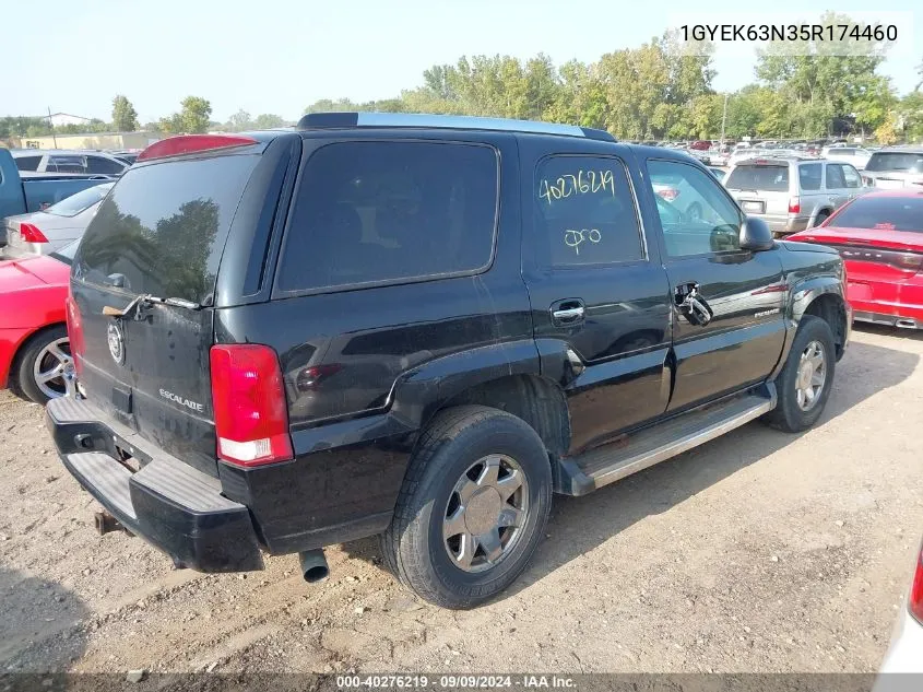 2005 Cadillac Escalade Standard VIN: 1GYEK63N35R174460 Lot: 40276219