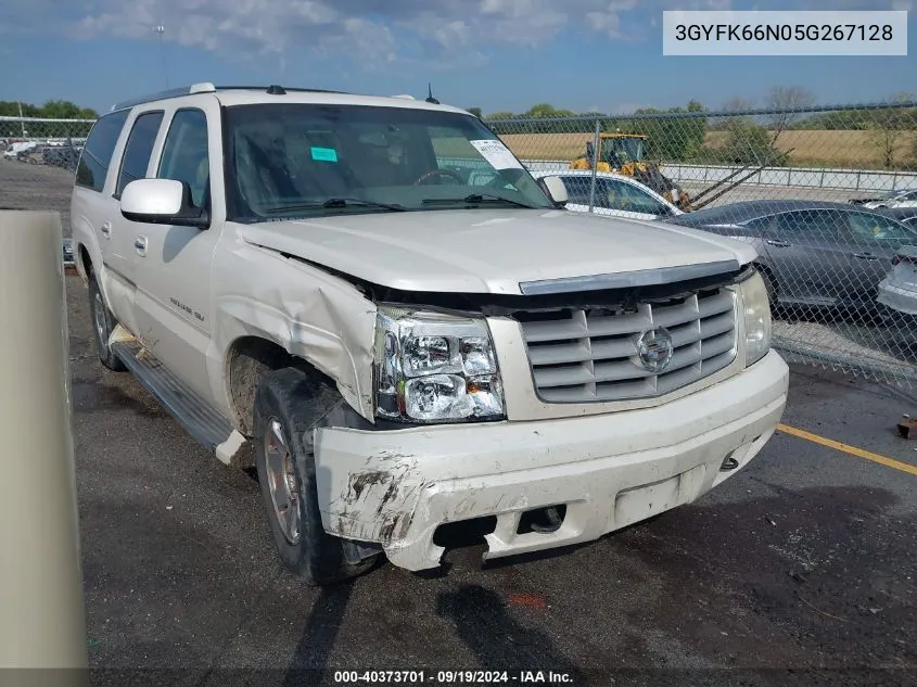 2005 Cadillac Escalade Esv Standard VIN: 3GYFK66N05G267128 Lot: 40373701