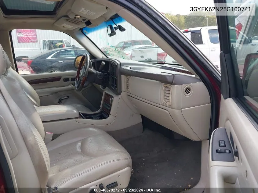 2005 Cadillac Escalade Ext Standard VIN: 3GYEK62N25G100741 Lot: 40379272