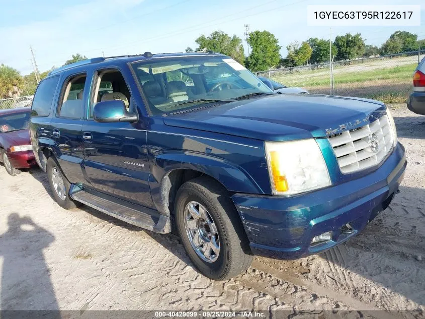 2005 Cadillac Escalade Standard VIN: 1GYEC63T95R122617 Lot: 40429099