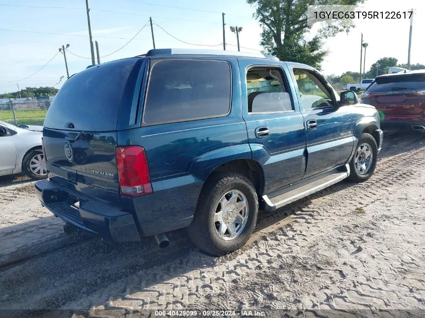 2005 Cadillac Escalade Standard VIN: 1GYEC63T95R122617 Lot: 40429099