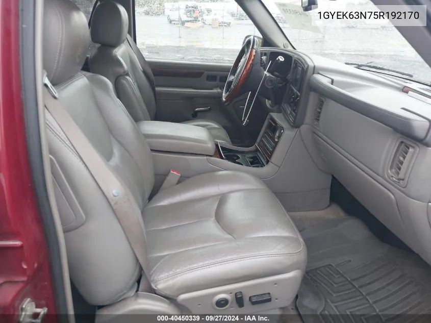 1GYEK63N75R192170 2005 Cadillac Escalade Standard