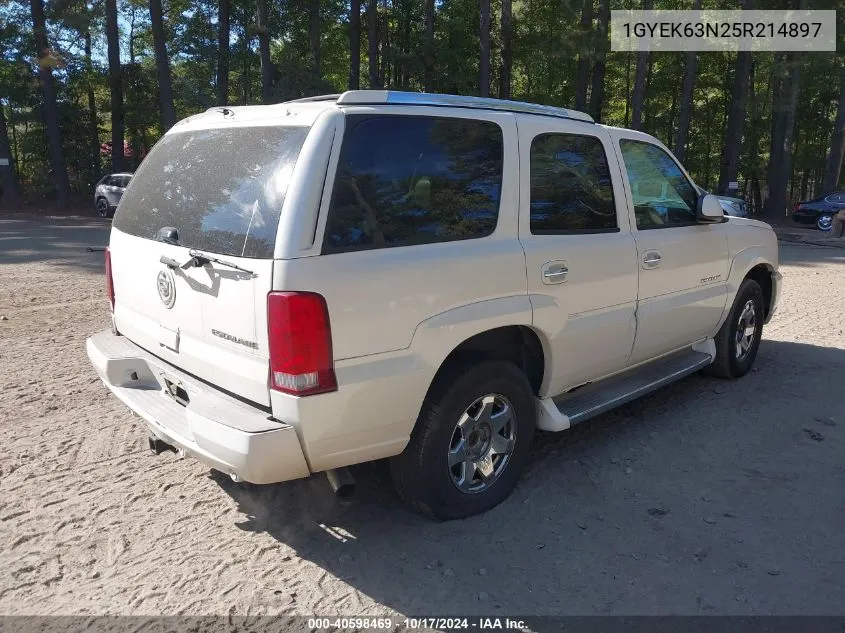 2005 Cadillac Escalade Standard VIN: 1GYEK63N25R214897 Lot: 40598469