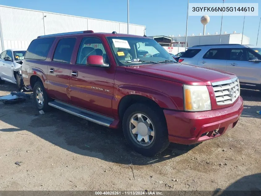 3GYFK66N05G144610 2005 Cadillac Escalade Esv Standard