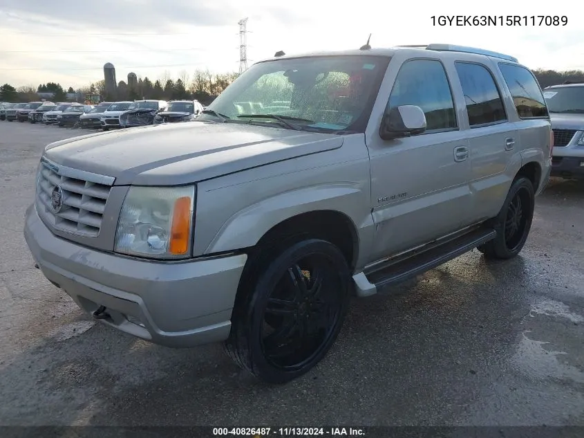 1GYEK63N15R117089 2005 Cadillac Escalade Standard