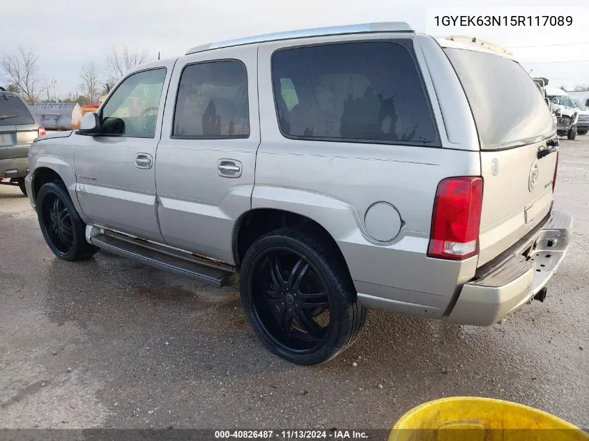 1GYEK63N15R117089 2005 Cadillac Escalade Standard