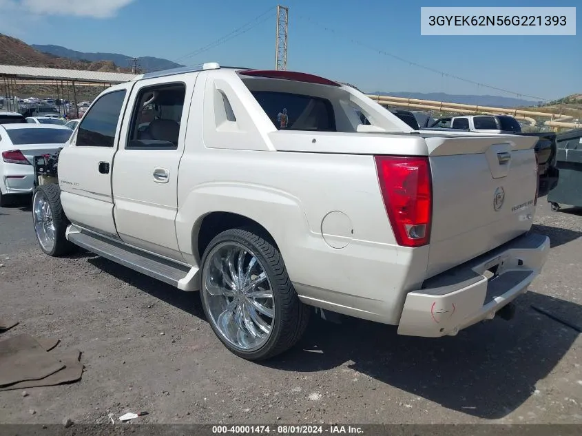 3GYEK62N56G221393 2006 Cadillac Escalade Ext Standard