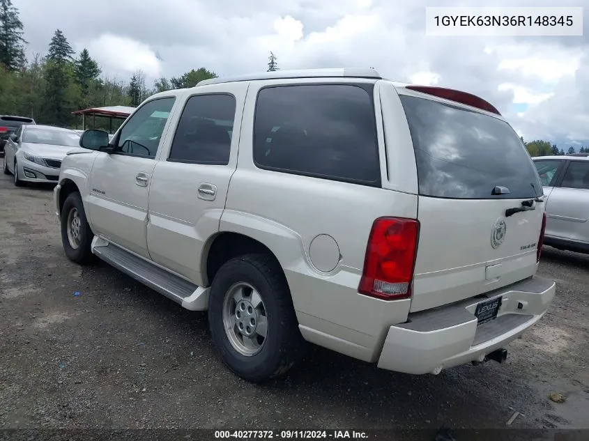 2006 Cadillac Escalade Standard VIN: 1GYEK63N36R148345 Lot: 40277372