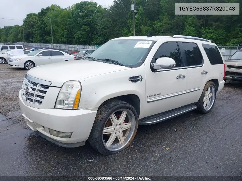 2007 Cadillac Escalade Standard VIN: 1GYEC63837R320043 Lot: 39383566