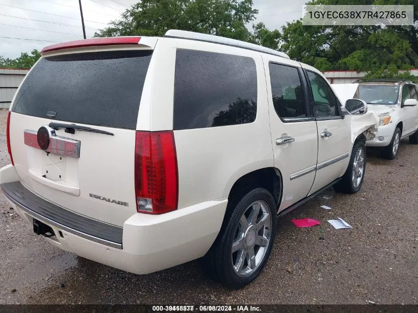 1GYEC638X7R427865 2007 Cadillac Escalade Standard