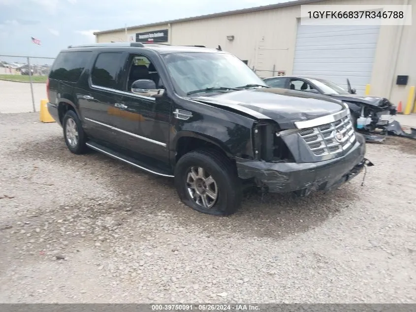 2007 Cadillac Escalade Esv Standard VIN: 1GYFK66837R346788 Lot: 39750091