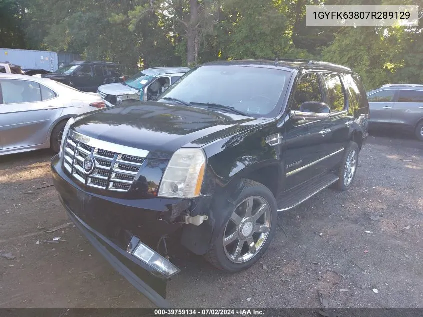 1GYFK63807R289129 2007 Cadillac Escalade Standard