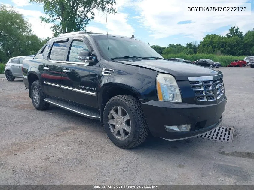 2007 Cadillac Escalade Ext Standard VIN: 3GYFK62847G272173 Lot: 39774025