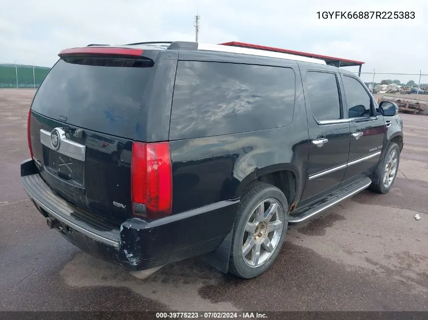 1GYFK66887R225383 2007 Cadillac Escalade Esv Standard