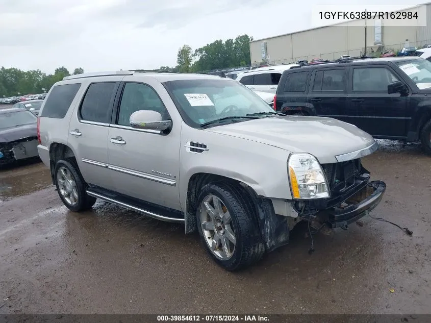 2007 Cadillac Escalade Standard VIN: 1GYFK63887R162984 Lot: 39854612